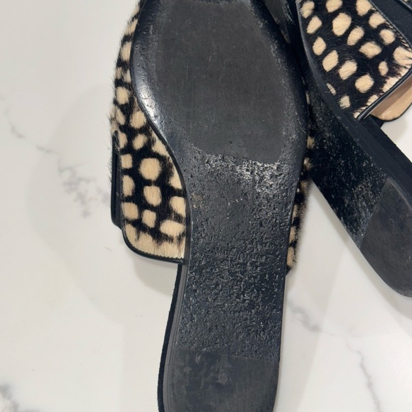 JENNI KAYNE
Pony Hair Mule Animal Print Leather Mule Size 35 cow zebra leopard - Picture 7 of 10